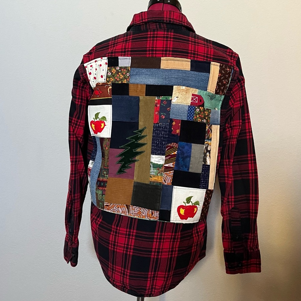 Farm Picker Patchwork Grateful Autumn Harvest Tou… - image 3